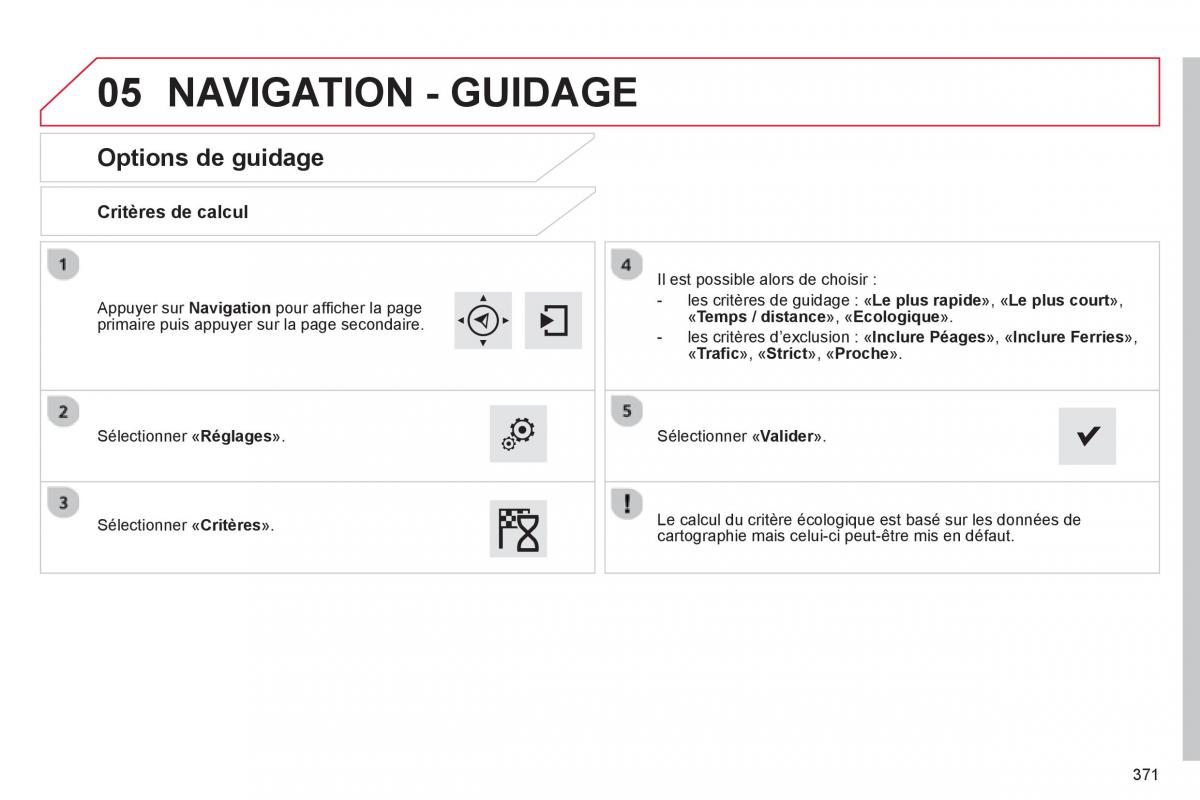 Citroen C4 Picasso Grand Picasso II 2 manuel du proprietaire / page 373