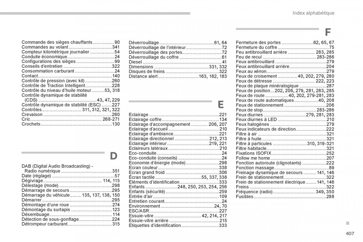 Citroen C4 Picasso Grand Picasso II 2 manuel du proprietaire / page 409