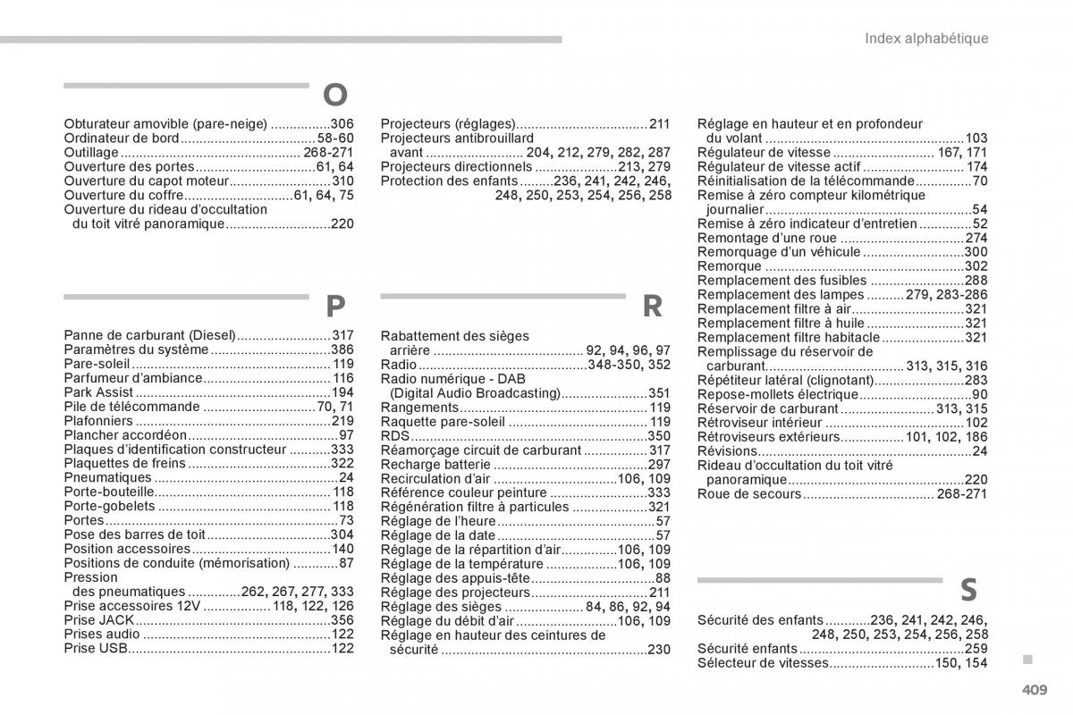 Citroen C4 Picasso Grand Picasso II 2 manuel du proprietaire / page 411