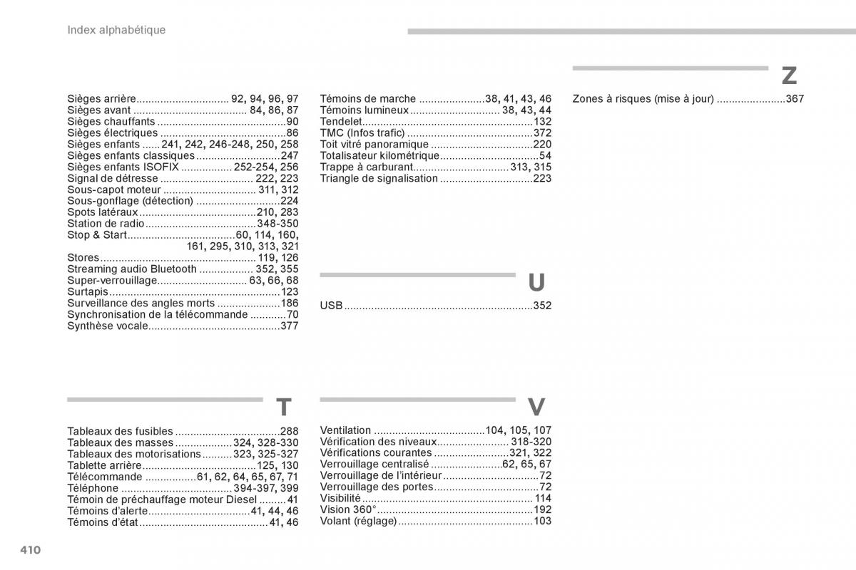 Citroen C4 Picasso Grand Picasso II 2 manuel du proprietaire / page 412