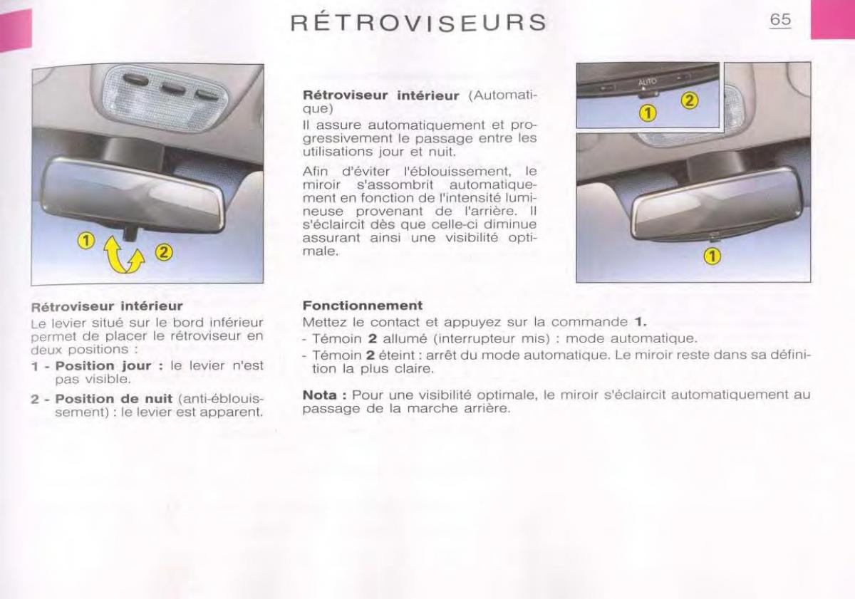 Citroen C5 FL I 1 manuel du proprietaire / page 67