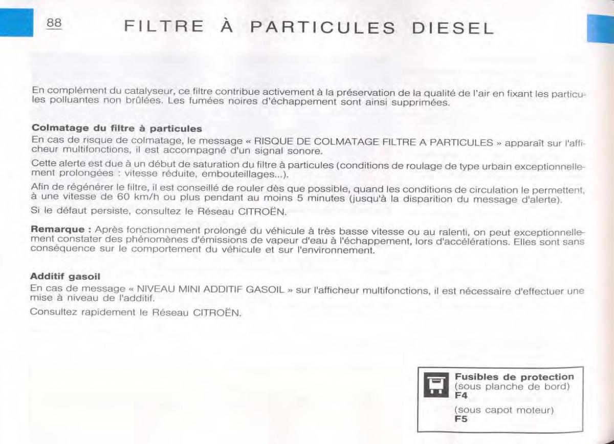 Citroen C5 FL I 1 manuel du proprietaire / page 90