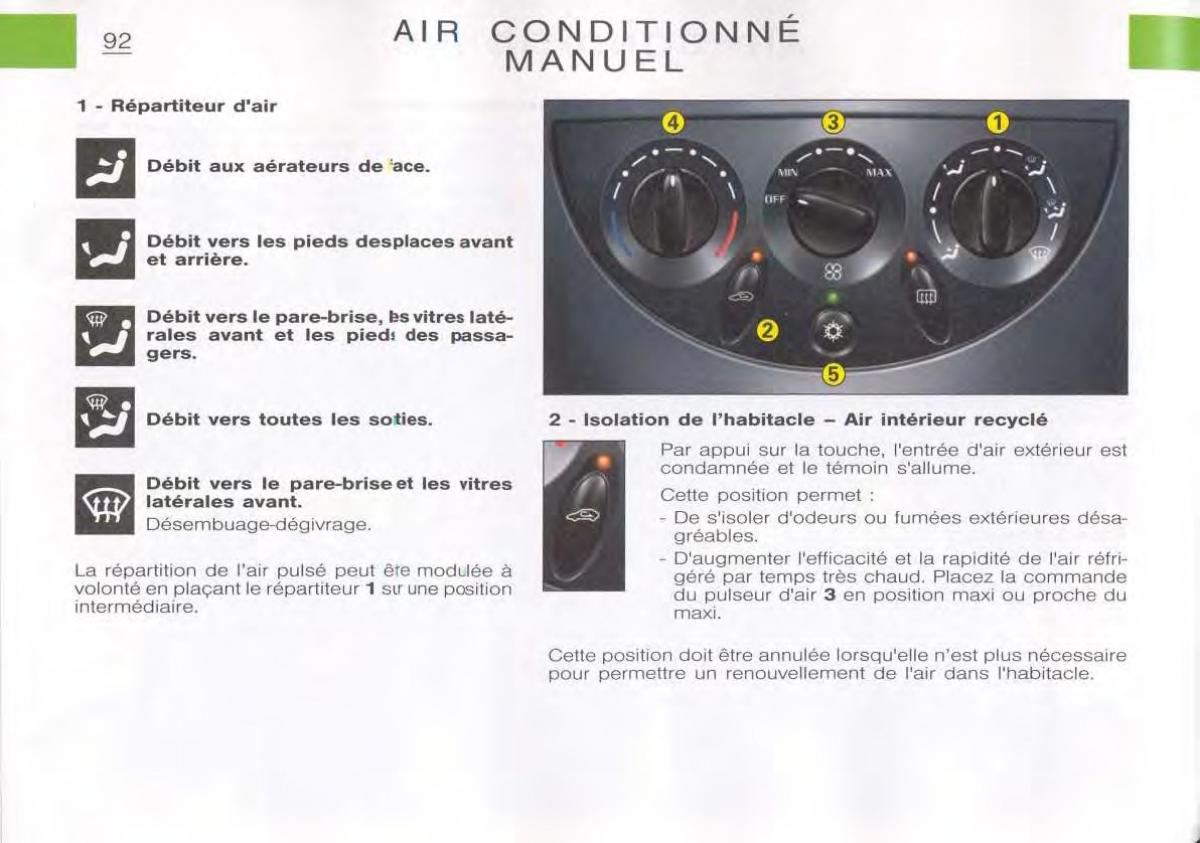 Citroen C5 FL I 1 manuel du proprietaire / page 94