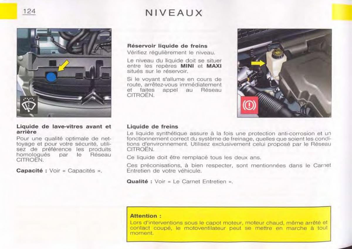 Citroen C5 FL I 1 manuel du proprietaire / page 126