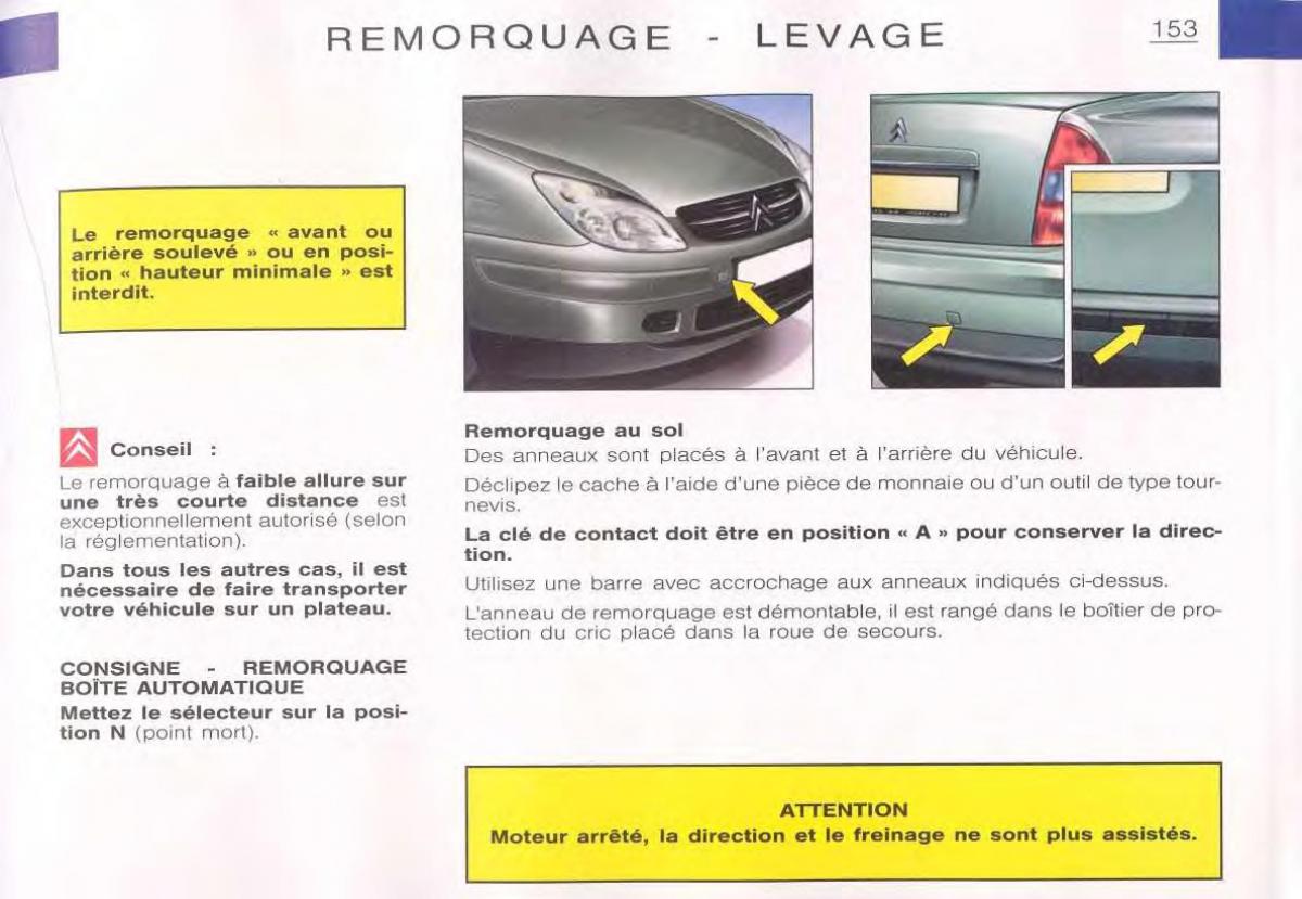 Citroen C5 FL I 1 manuel du proprietaire / page 155