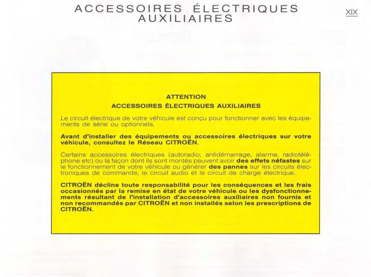 Citroen C5 FL I 1 manuel du proprietaire / page 189