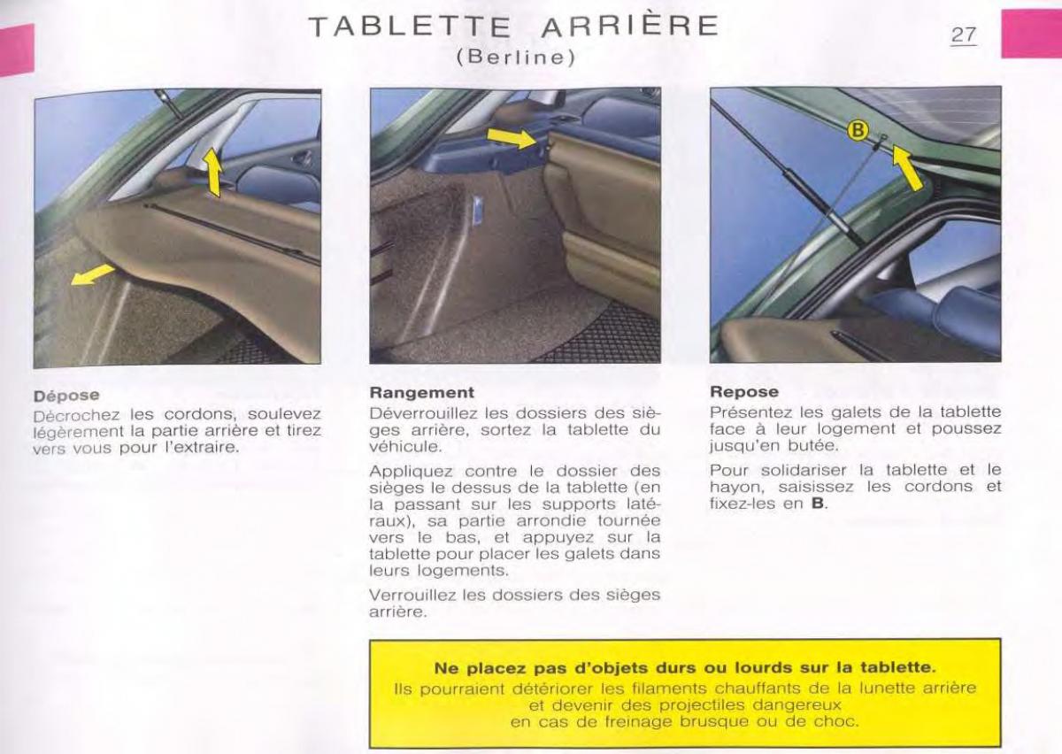 Citroen C5 FL I 1 manuel du proprietaire / page 29