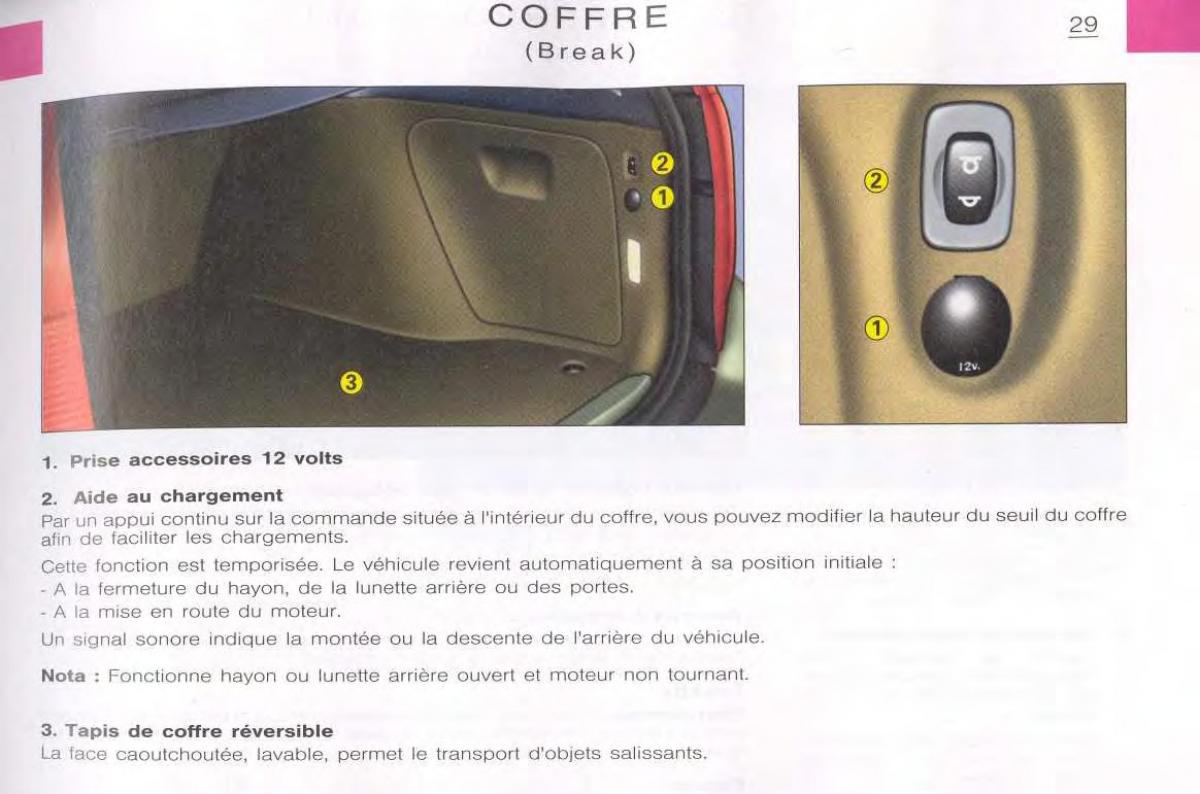 Citroen C5 FL I 1 manuel du proprietaire / page 31