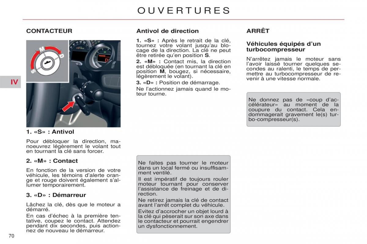 Citroen C5 II 2 manuel du proprietaire / page 72