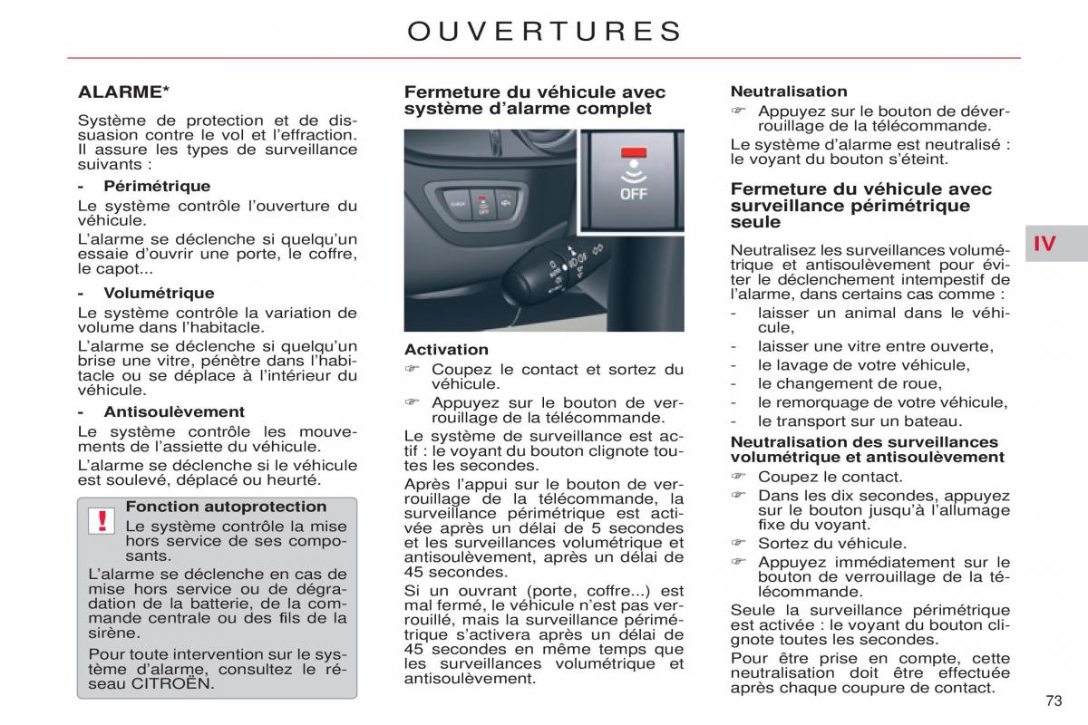 Citroen C5 II 2 manuel du proprietaire / page 75