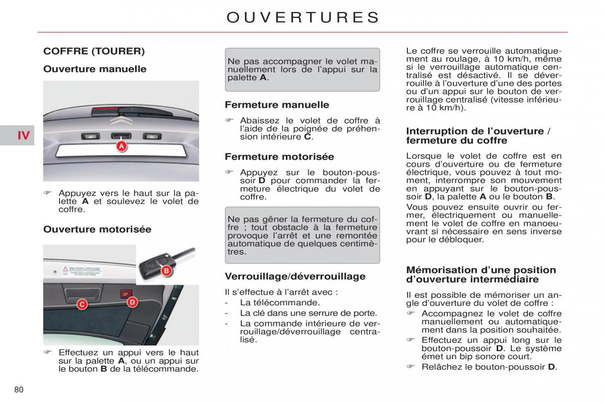 Citroen C5 II 2 manuel du proprietaire / page 82