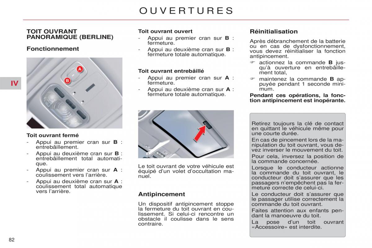 Citroen C5 II 2 manuel du proprietaire / page 84