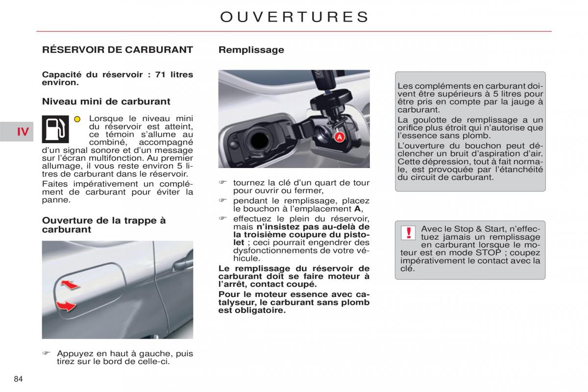 Citroen C5 II 2 manuel du proprietaire / page 86