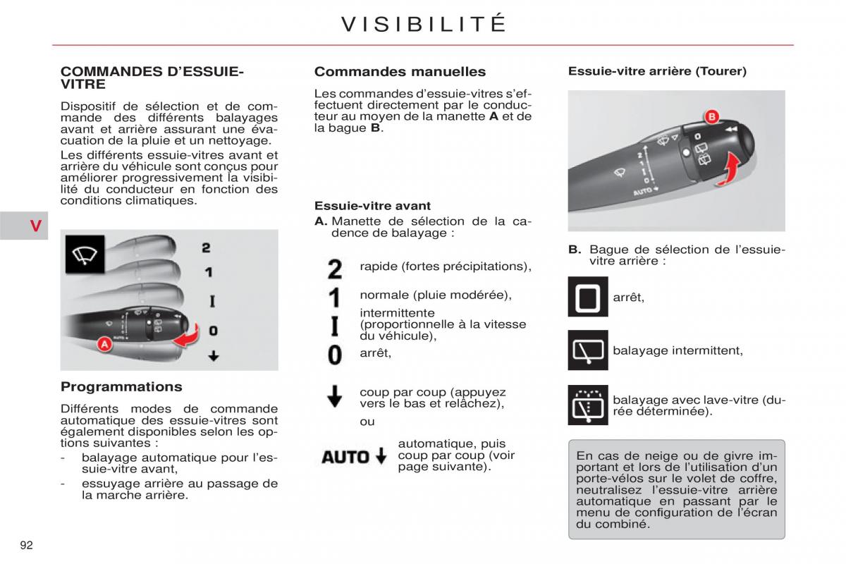 Citroen C5 II 2 manuel du proprietaire / page 94