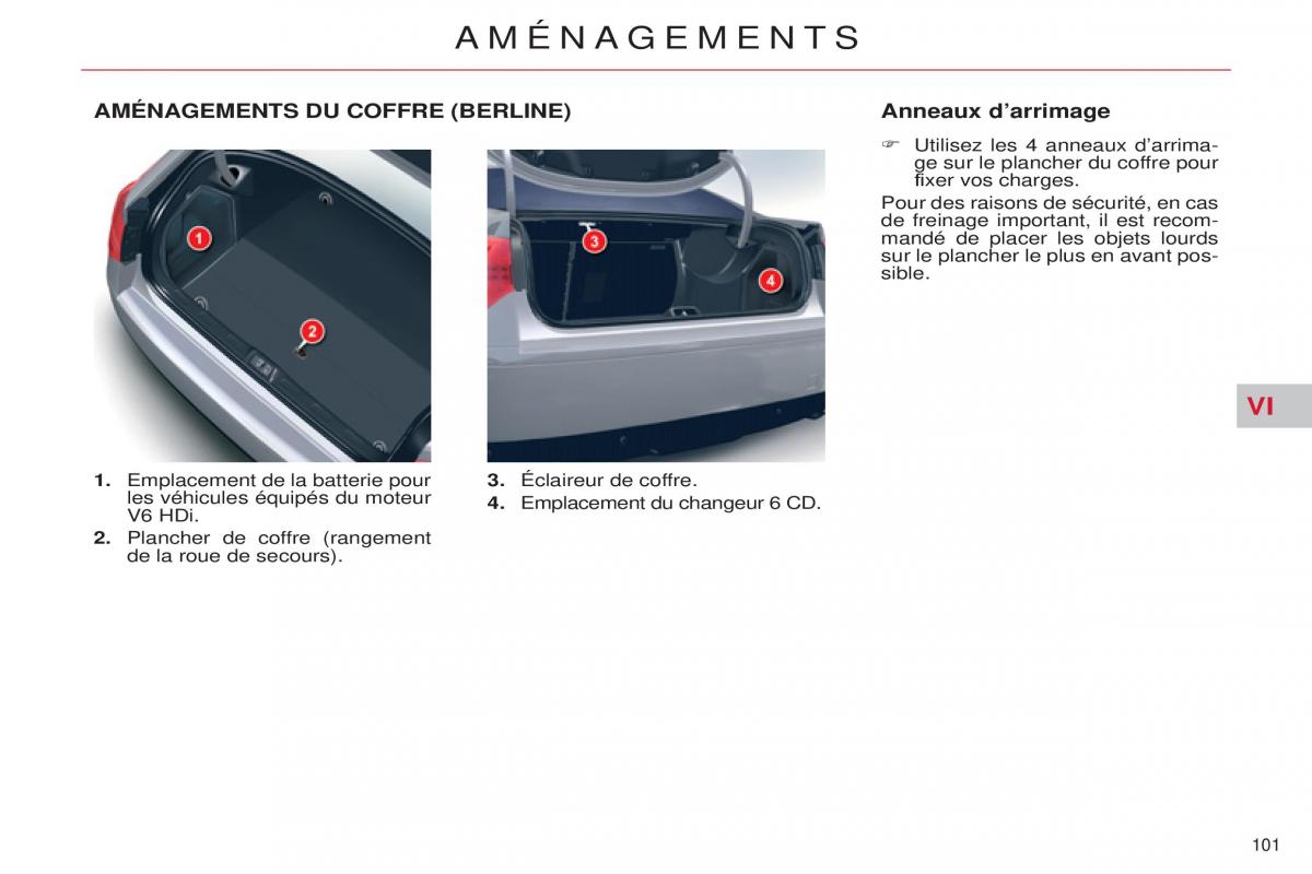 Citroen C5 II 2 manuel du proprietaire / page 103