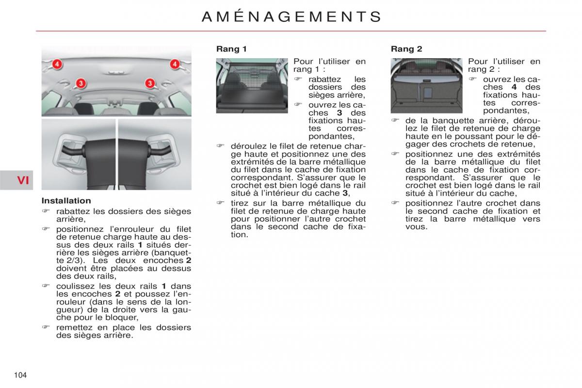 Citroen C5 II 2 manuel du proprietaire / page 106