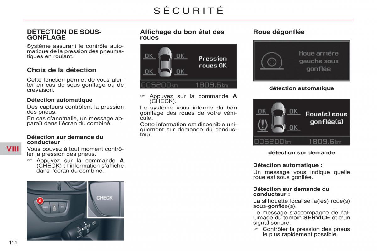 Citroen C5 II 2 manuel du proprietaire / page 116