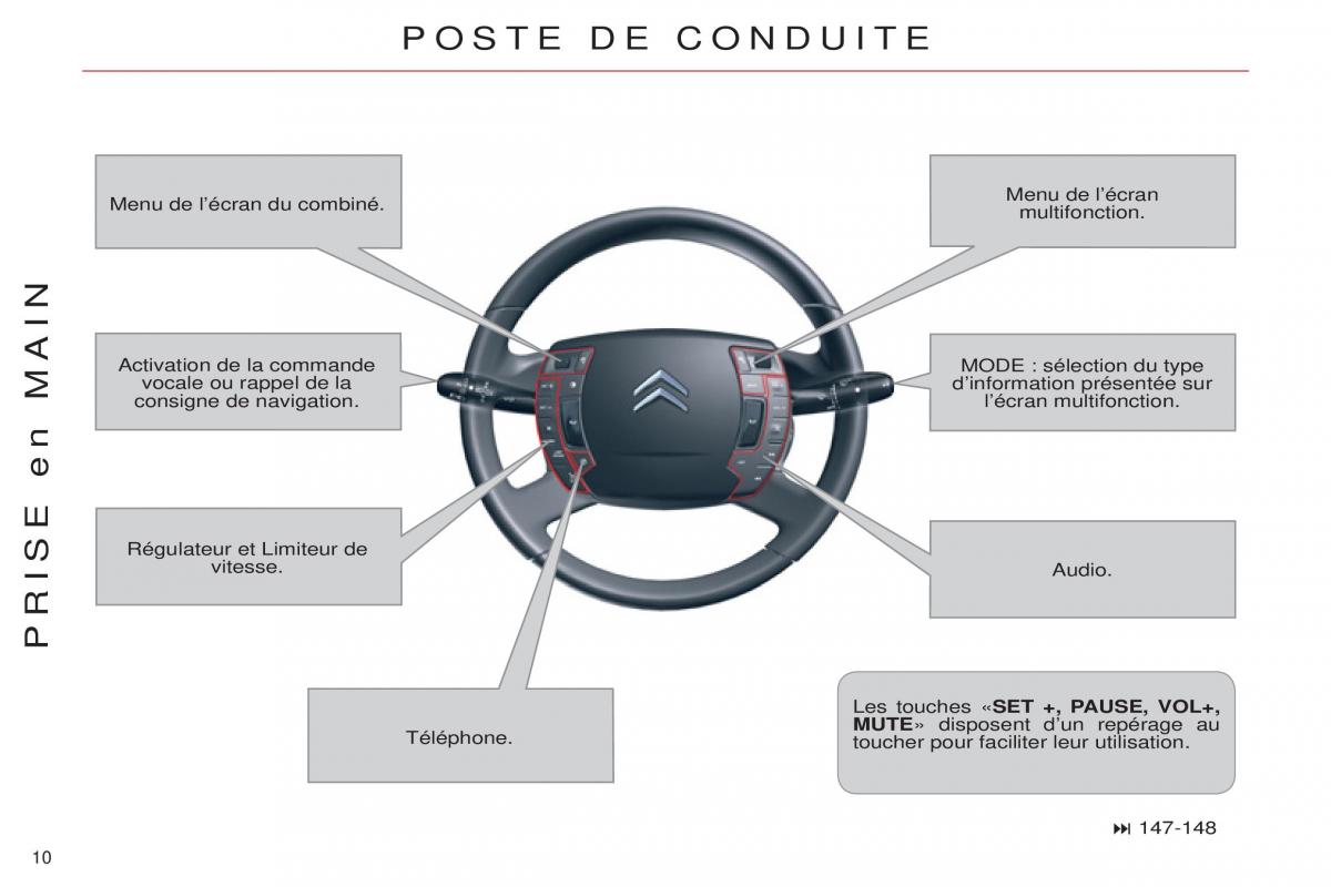 Citroen C5 II 2 manuel du proprietaire / page 12