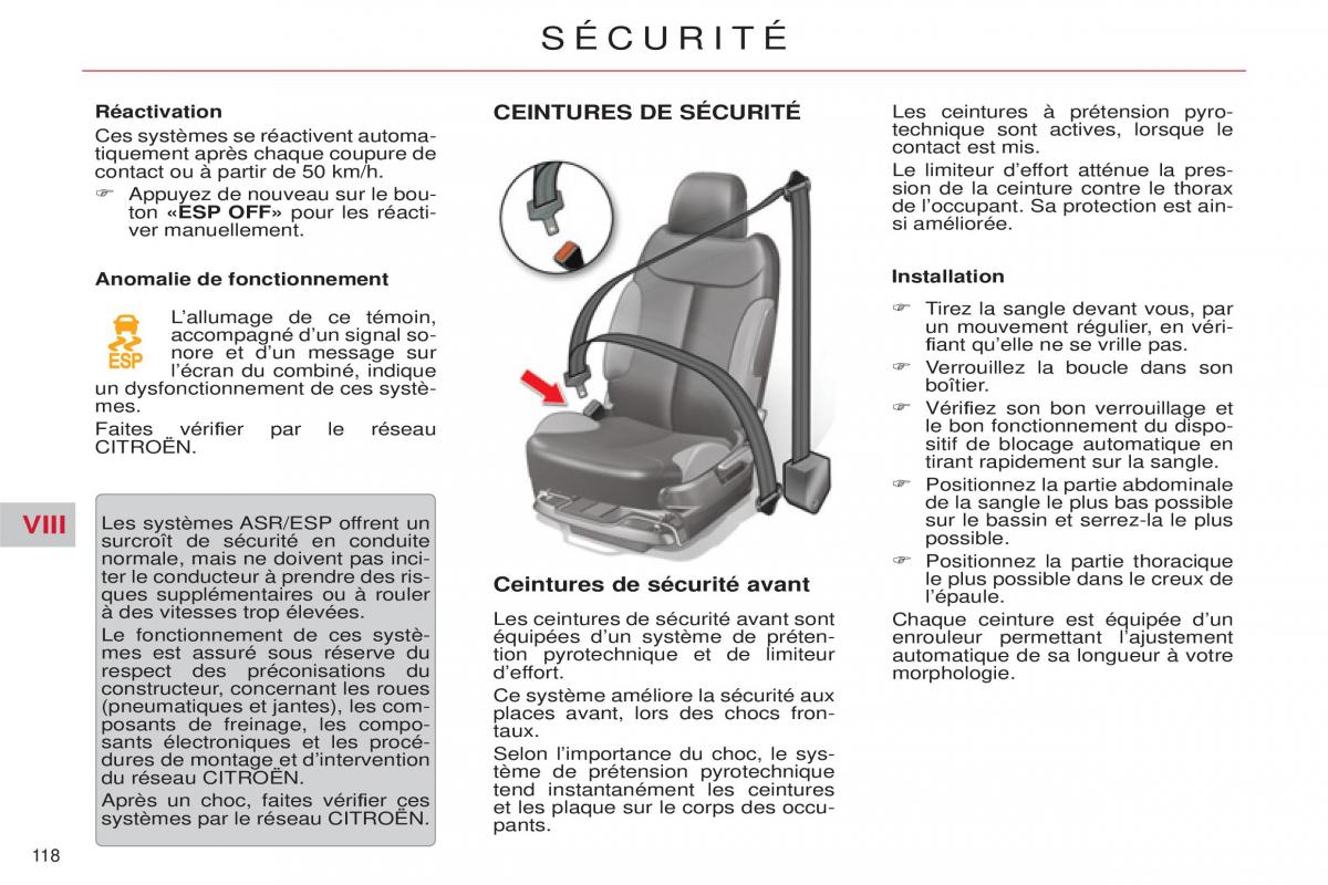 Citroen C5 II 2 manuel du proprietaire / page 120