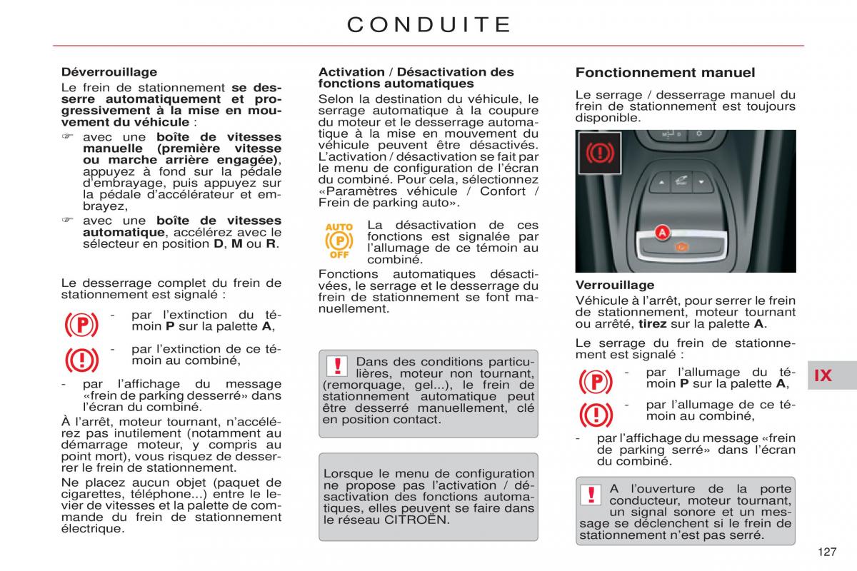 Citroen C5 II 2 manuel du proprietaire / page 129