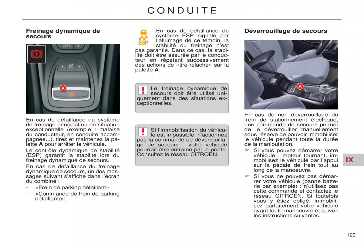 Citroen C5 II 2 manuel du proprietaire / page 131