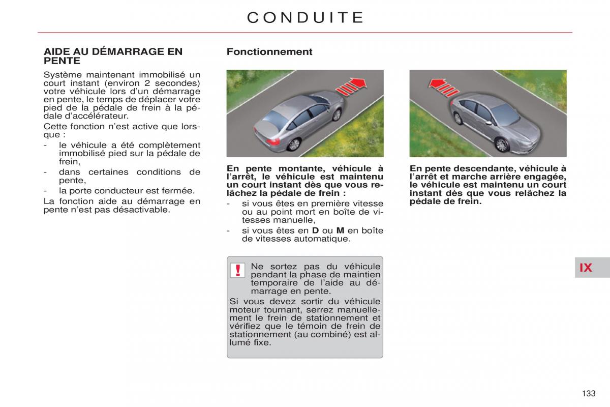 Citroen C5 II 2 manuel du proprietaire / page 135