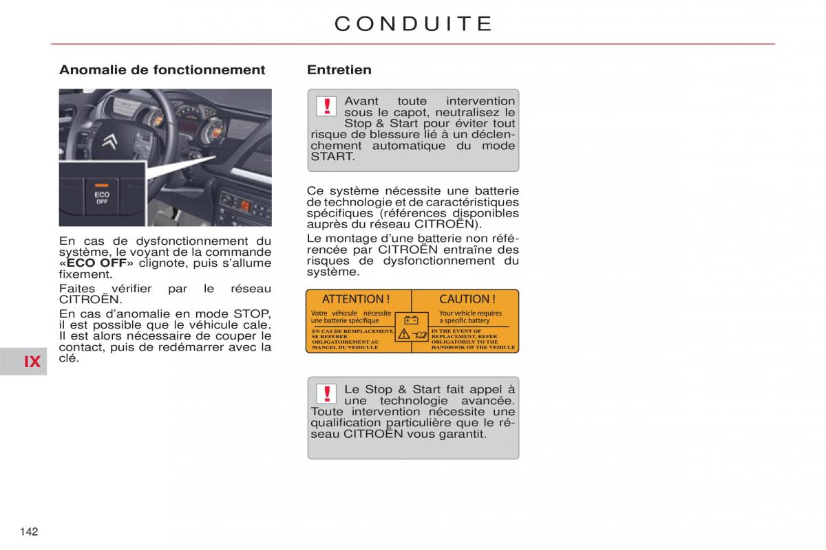 Citroen C5 II 2 manuel du proprietaire / page 144