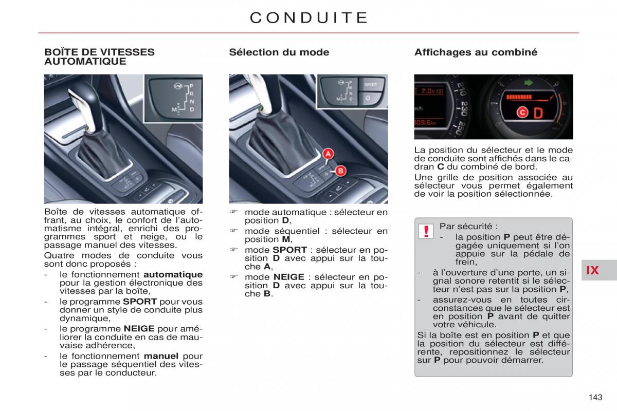 Citroen C5 II 2 manuel du proprietaire / page 145