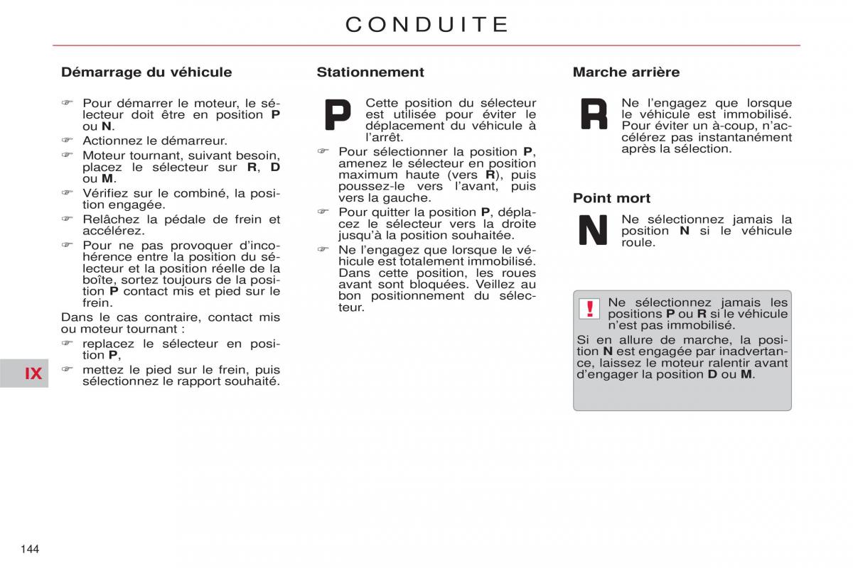 Citroen C5 II 2 manuel du proprietaire / page 146