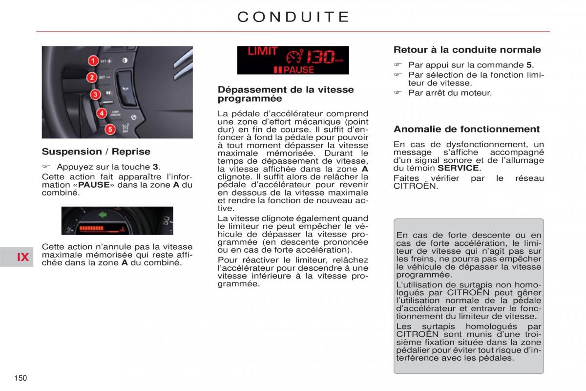 Citroen C5 II 2 manuel du proprietaire / page 152