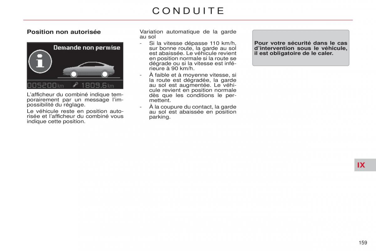 Citroen C5 II 2 manuel du proprietaire / page 161