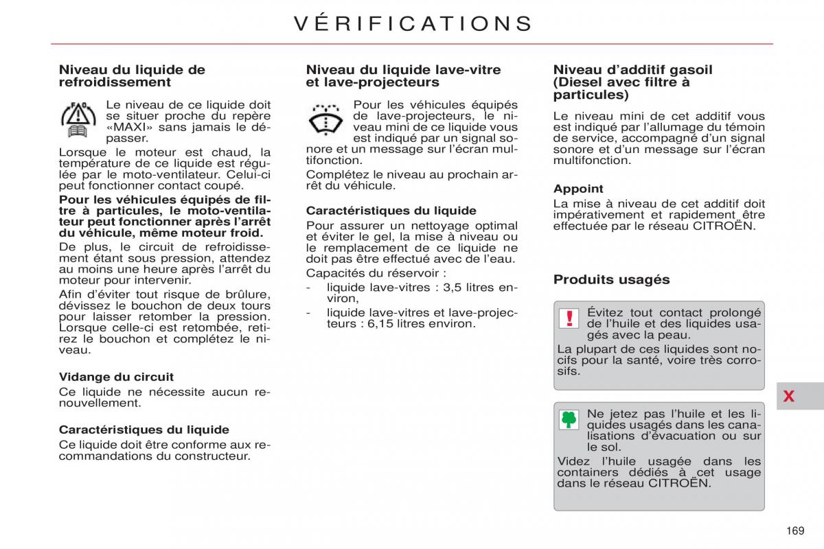 Citroen C5 II 2 manuel du proprietaire / page 171