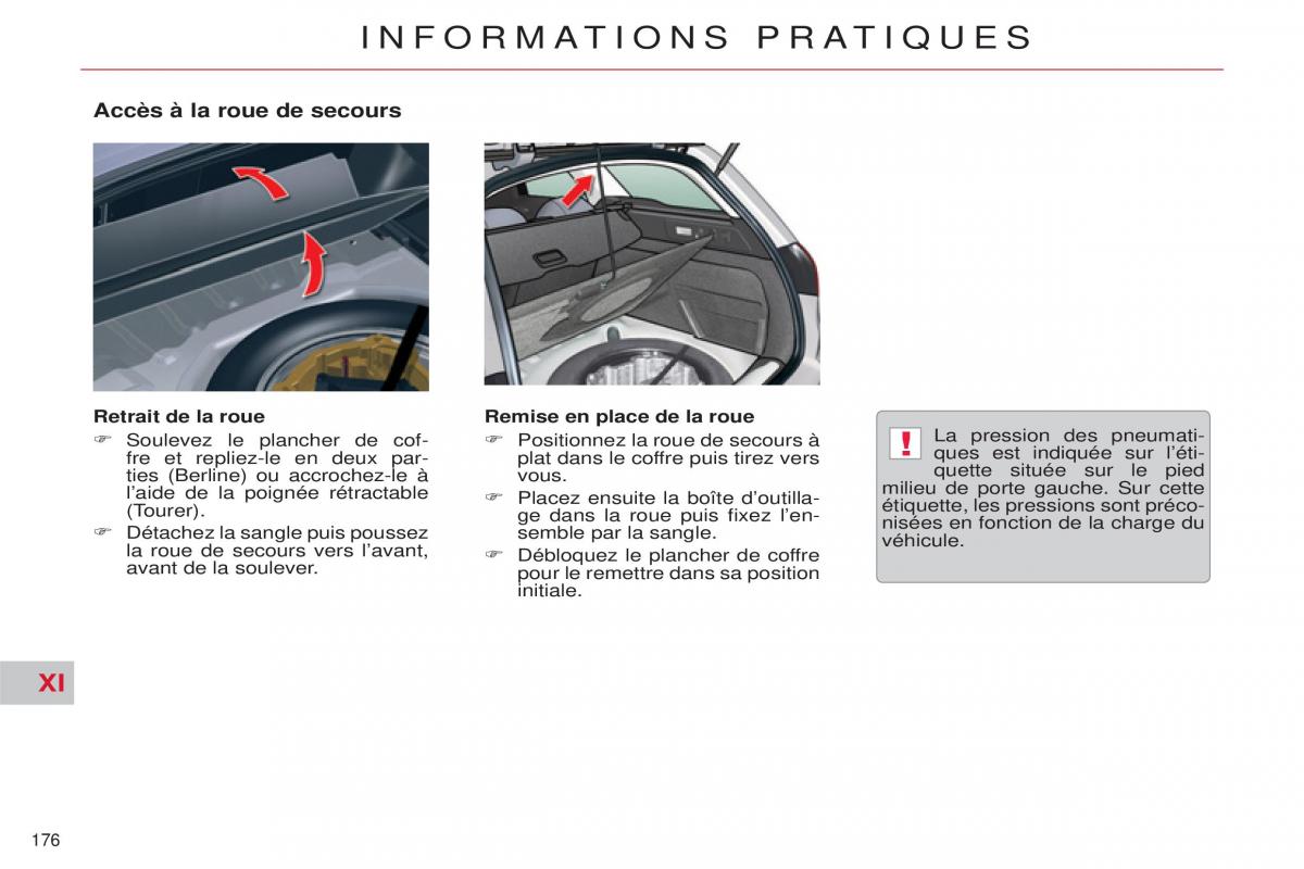 Citroen C5 II 2 manuel du proprietaire / page 178