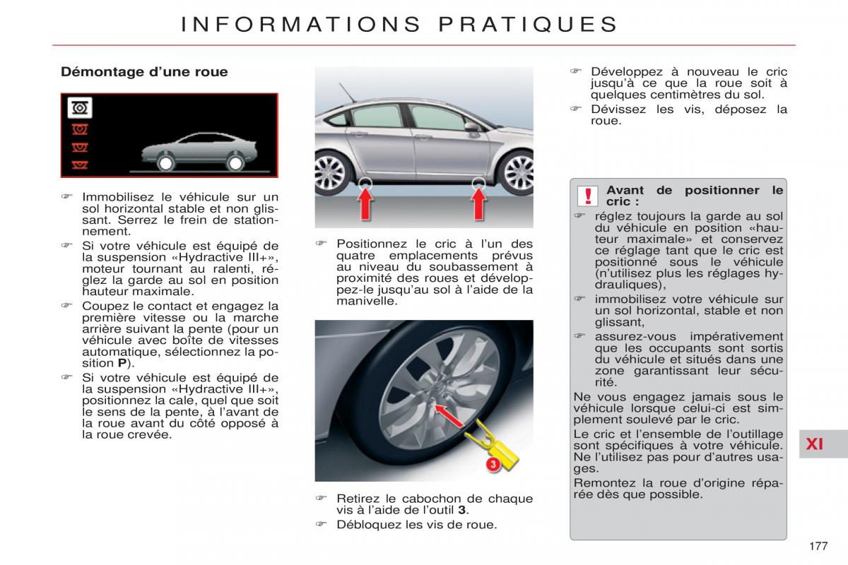 Citroen C5 II 2 manuel du proprietaire / page 179