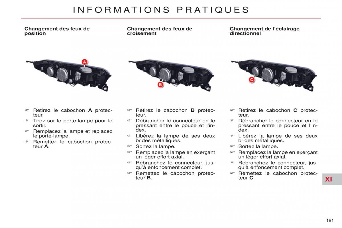 Citroen C5 II 2 manuel du proprietaire / page 183