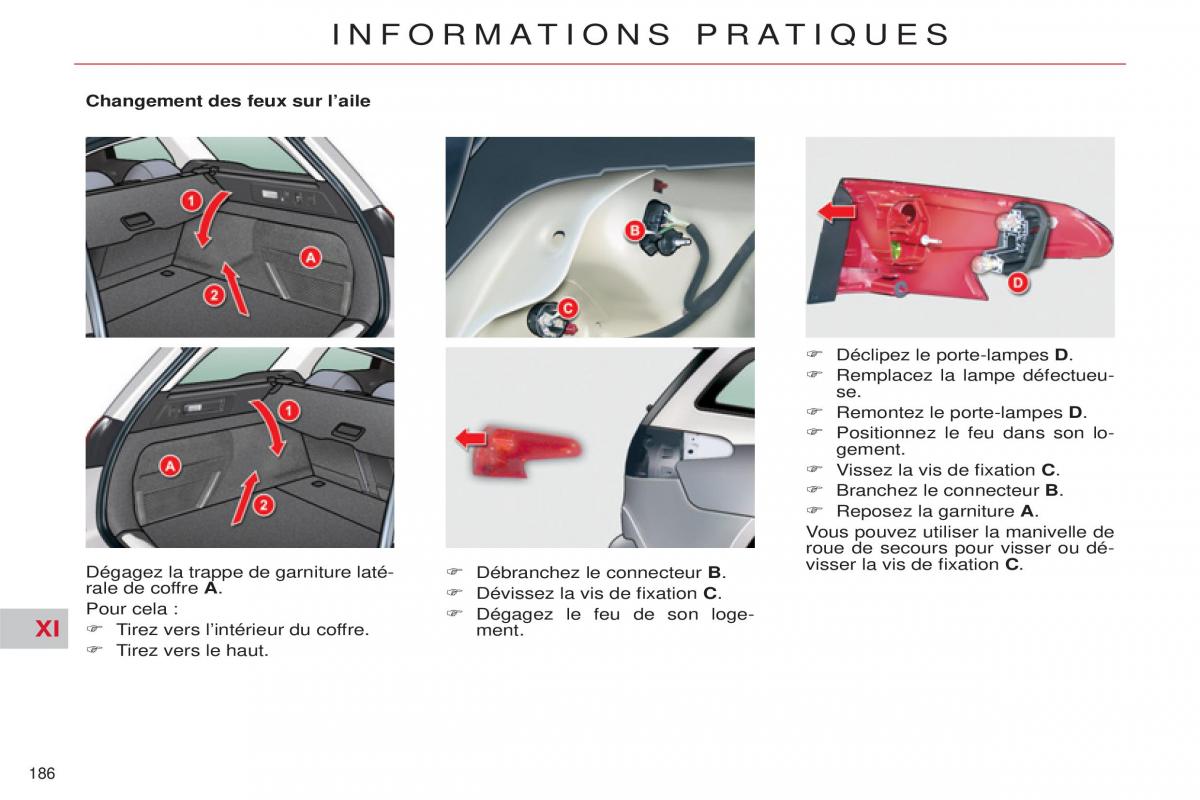 Citroen C5 II 2 manuel du proprietaire / page 188