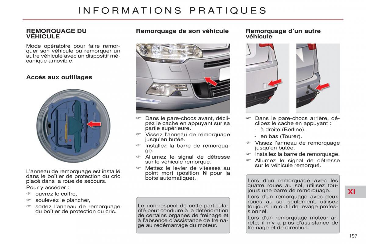 Citroen C5 II 2 manuel du proprietaire / page 199