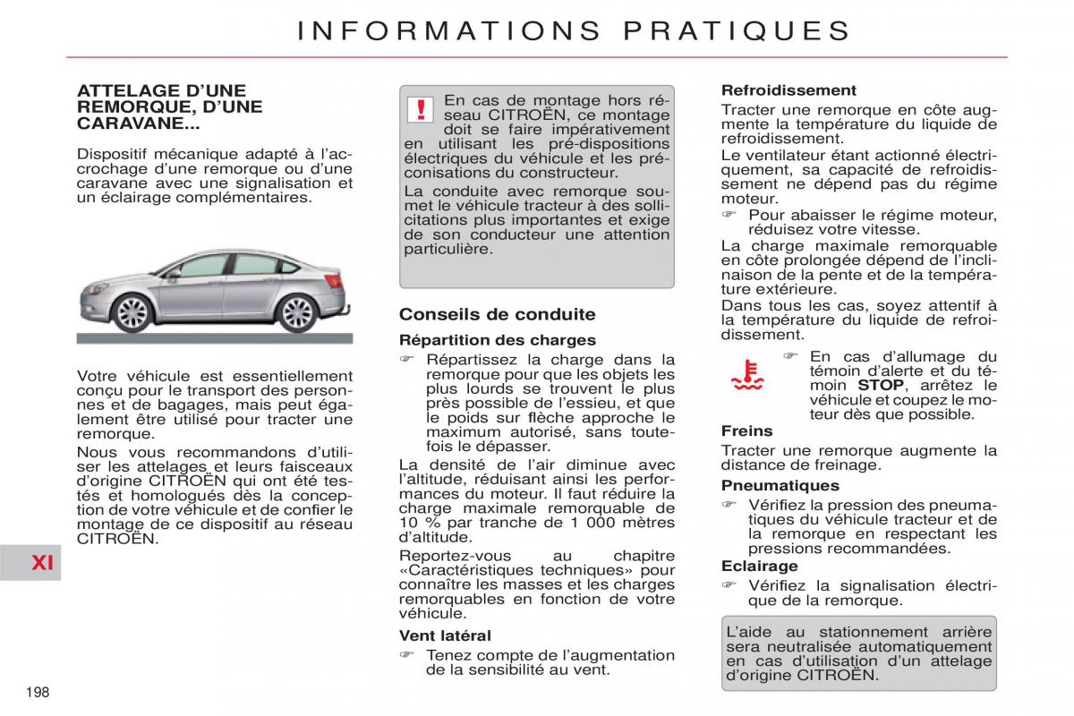 Citroen C5 II 2 manuel du proprietaire / page 200