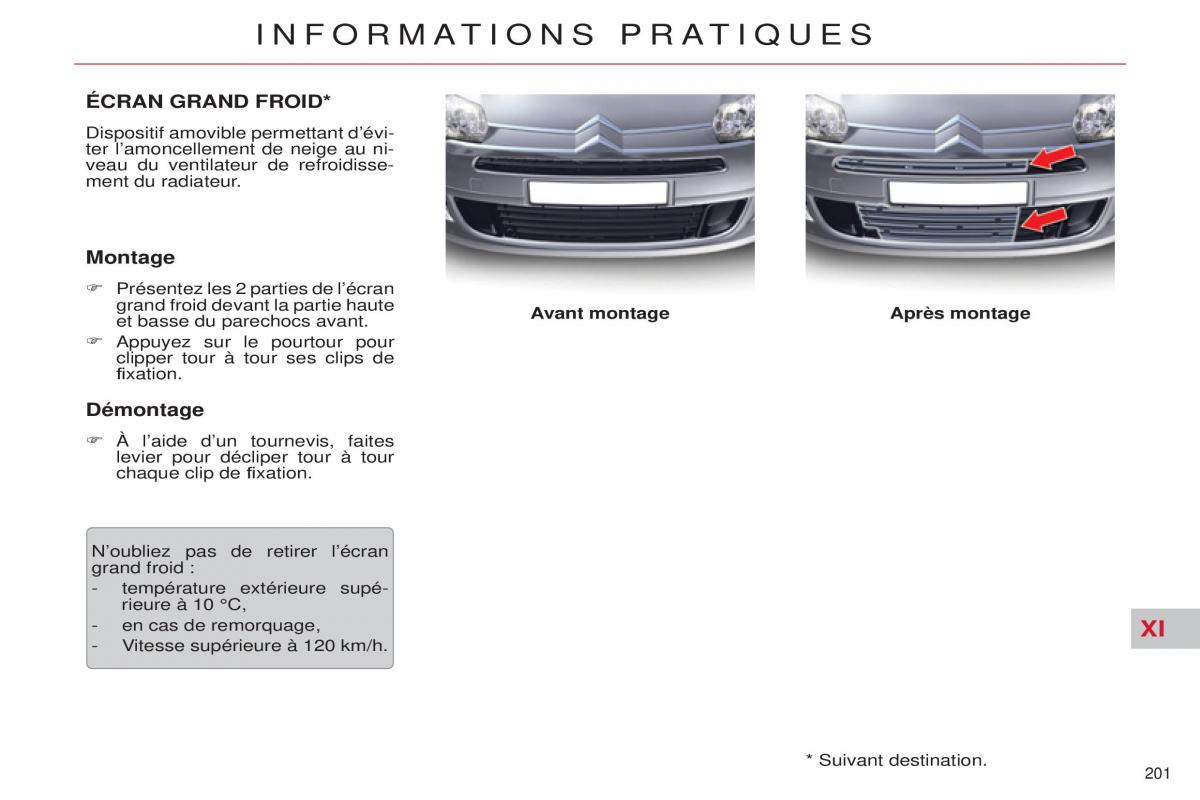 Citroen C5 II 2 manuel du proprietaire / page 203