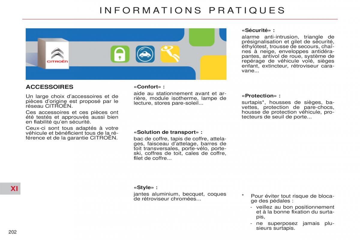 Citroen C5 II 2 manuel du proprietaire / page 204