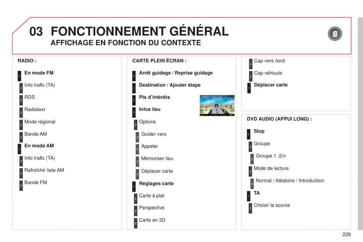 Citroen C5 II 2 manuel du proprietaire / page 231