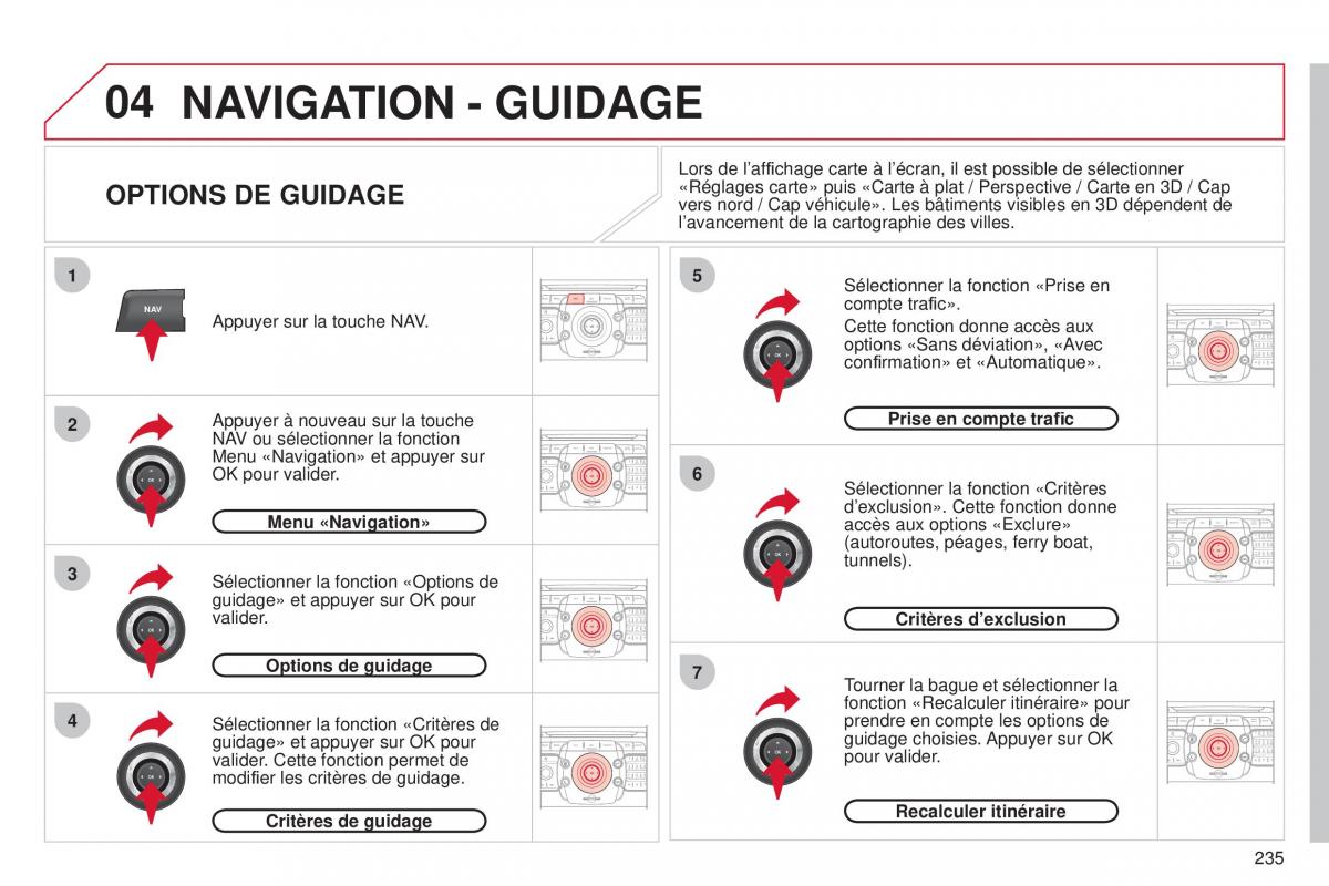 Citroen C5 II 2 manuel du proprietaire / page 237