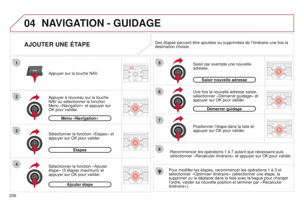 Citroen C5 II 2 manuel du proprietaire / page 238