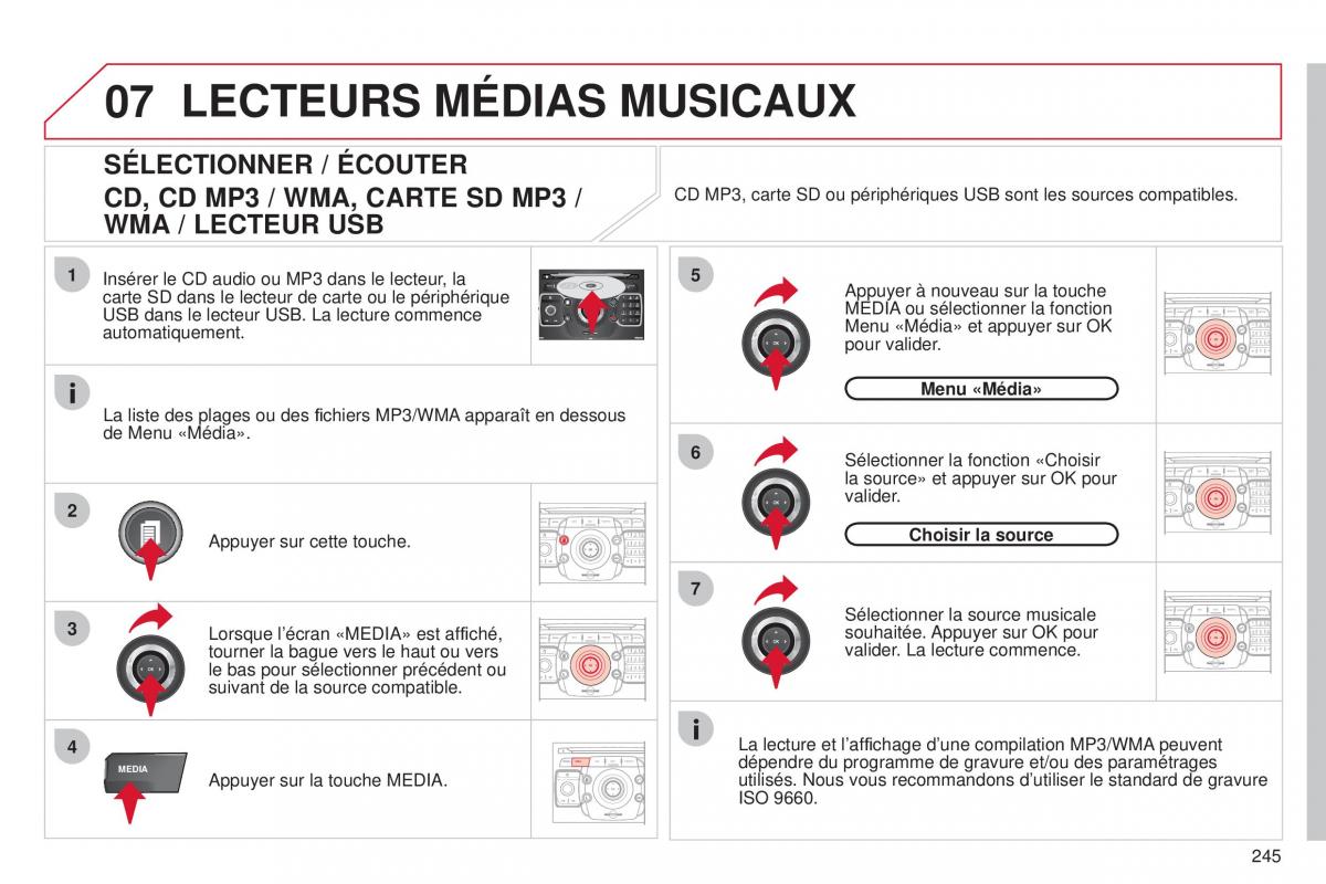 Citroen C5 II 2 manuel du proprietaire / page 247