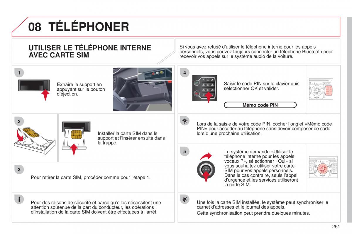 Citroen C5 II 2 manuel du proprietaire / page 253