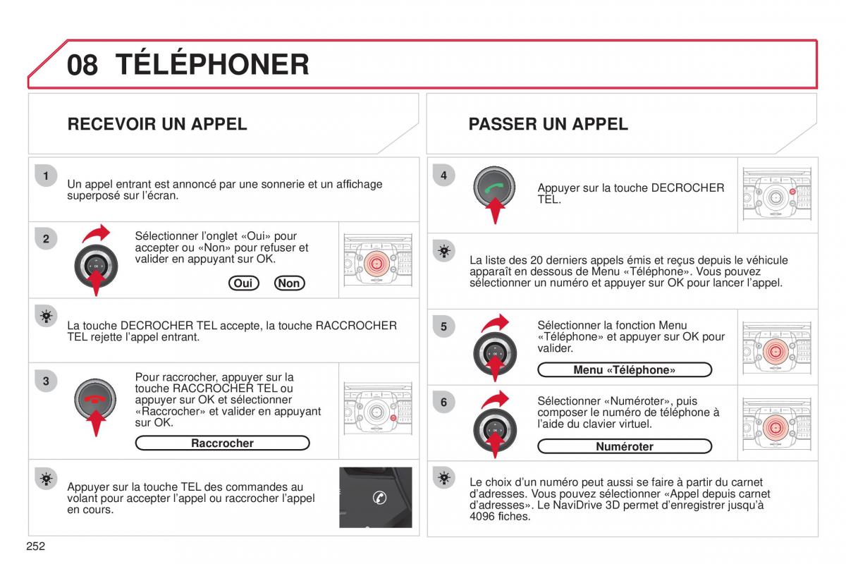 Citroen C5 II 2 manuel du proprietaire / page 254