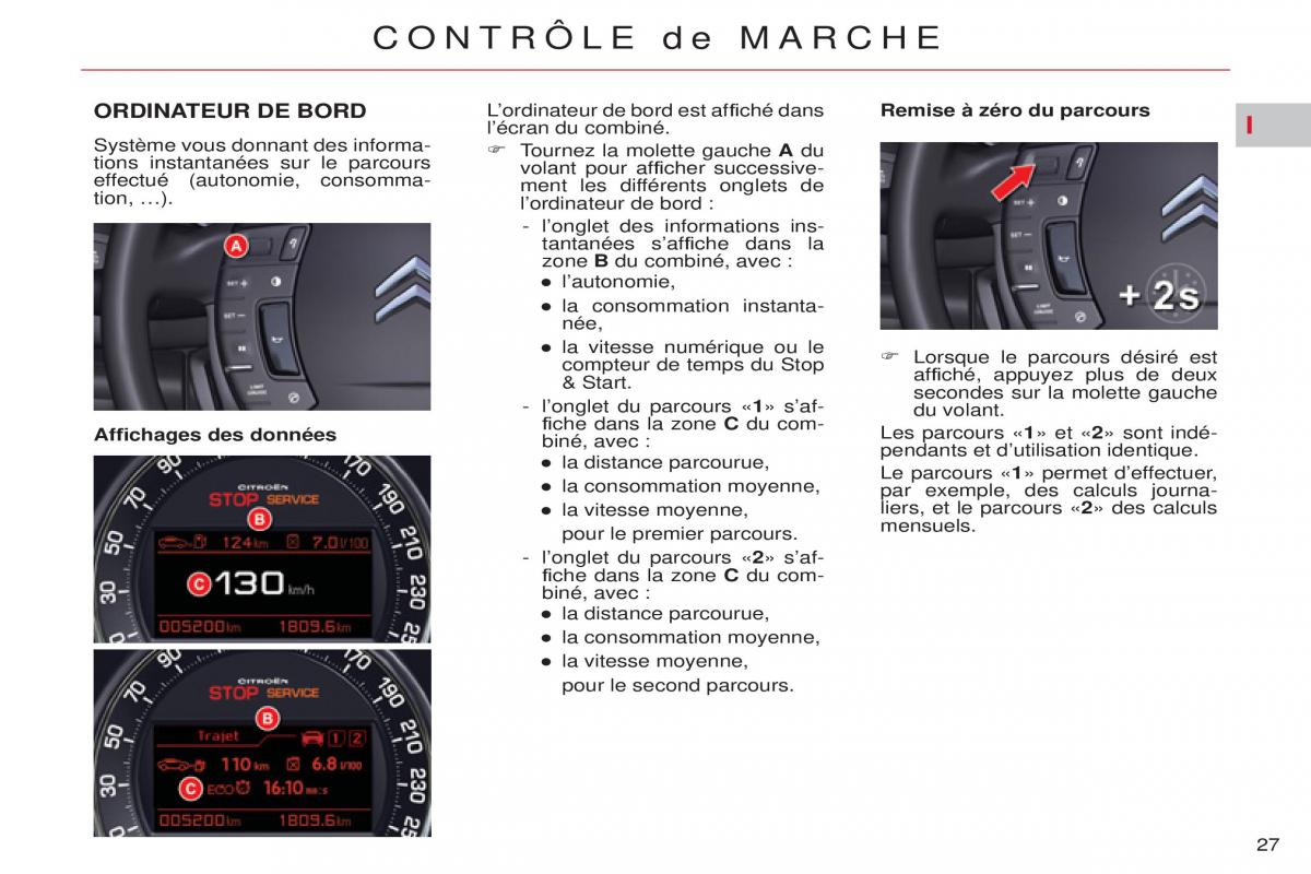 Citroen C5 II 2 manuel du proprietaire / page 29