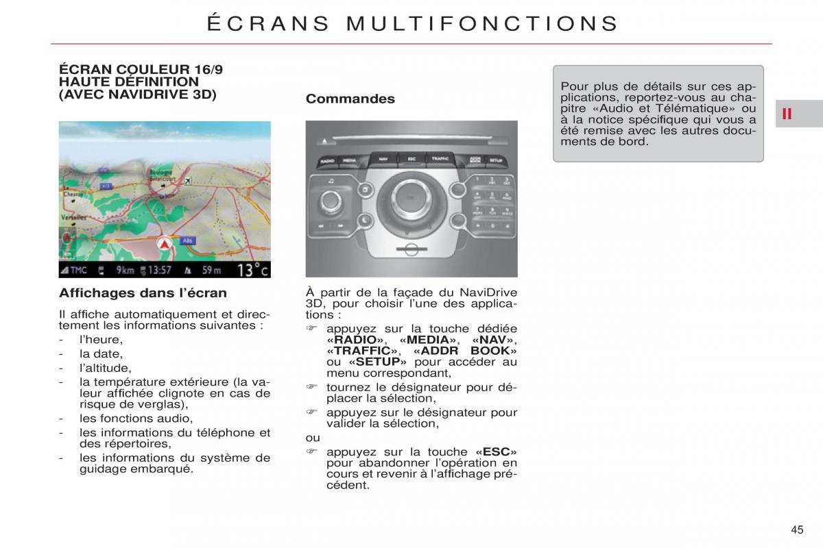 Citroen C5 II 2 manuel du proprietaire / page 47