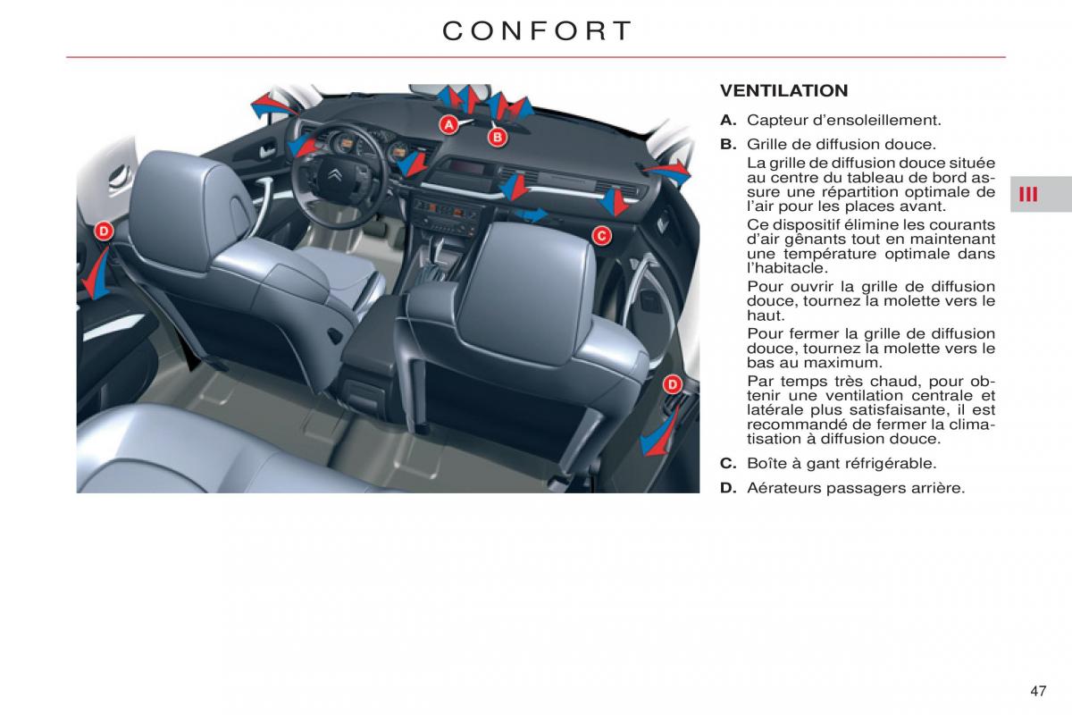 Citroen C5 II 2 manuel du proprietaire / page 49