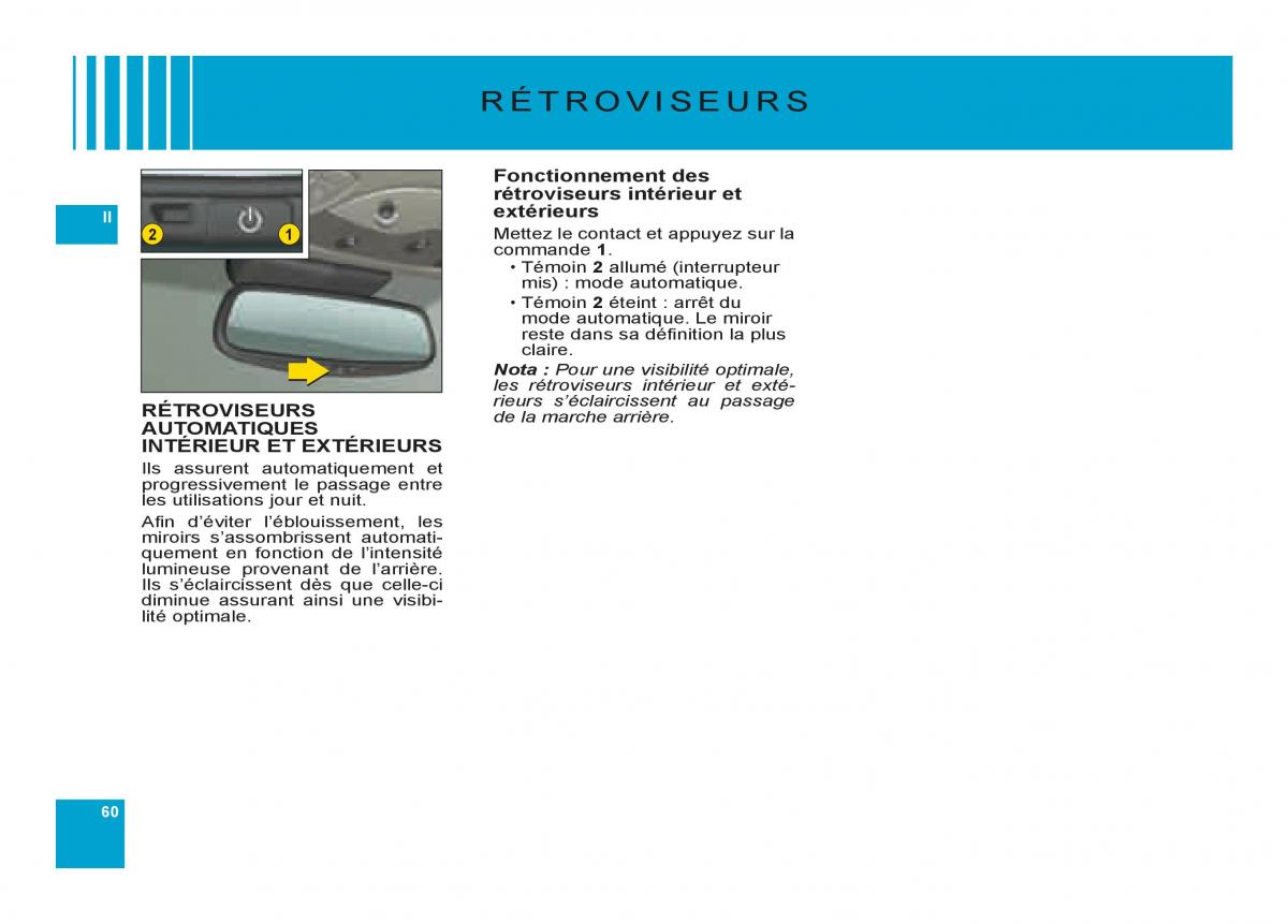 Citroen C6 manuel du proprietaire / page 64